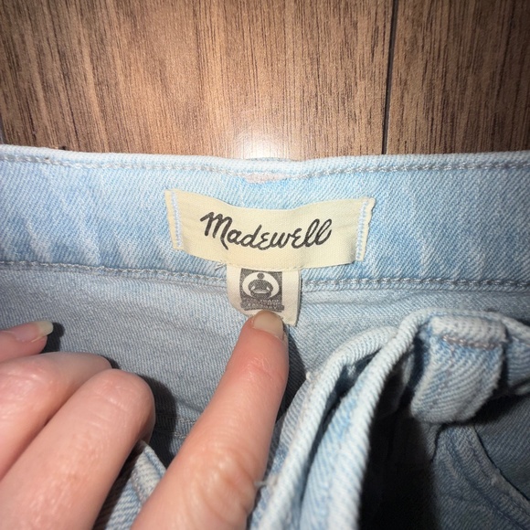 Madewell | The Perfect Vintage Wide Leg Crop Jeans | Size 24 - Picture 7 of 7